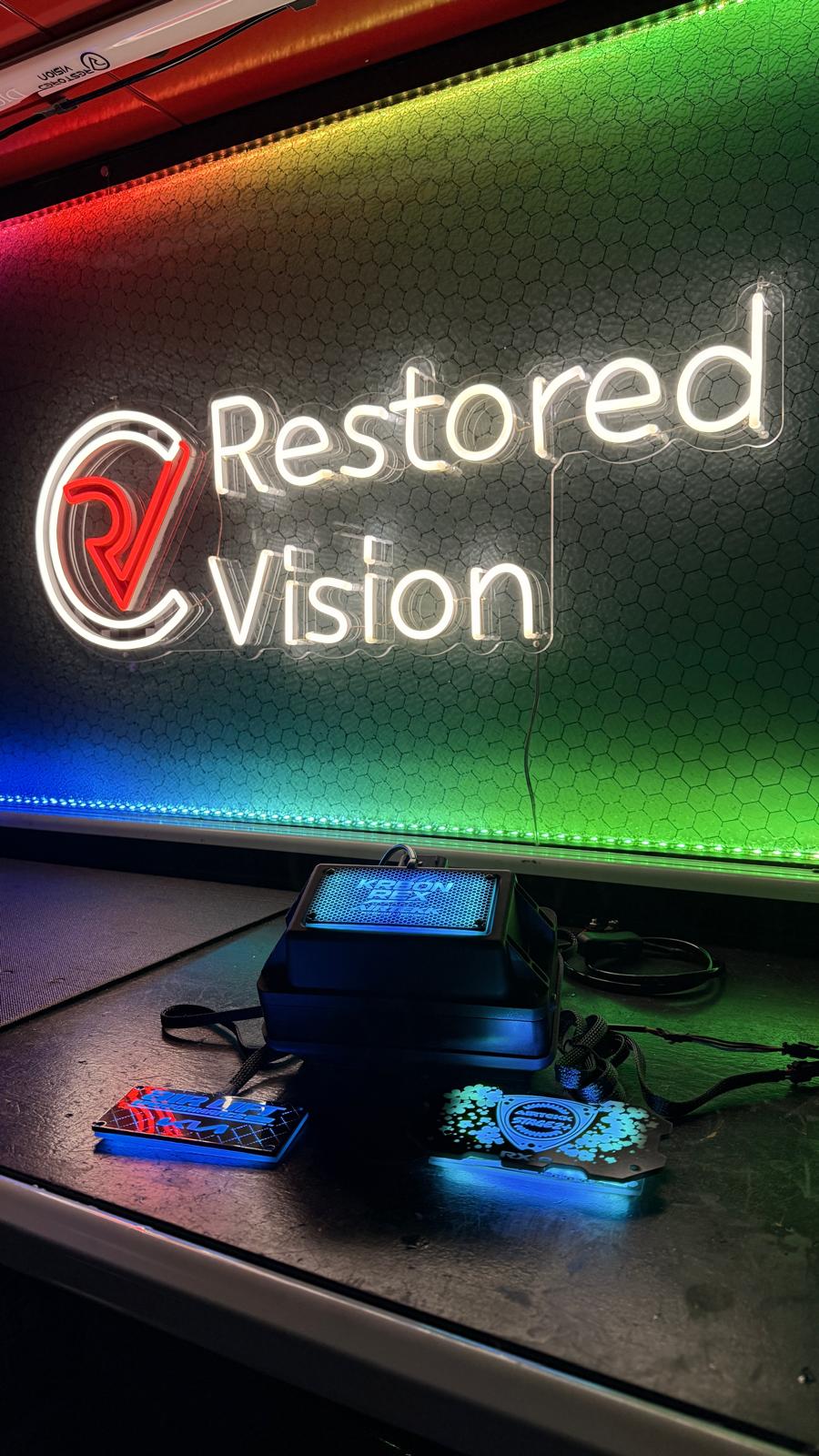 🌈 RGB Manifold Plate Kit – Custom Illuminated Setup