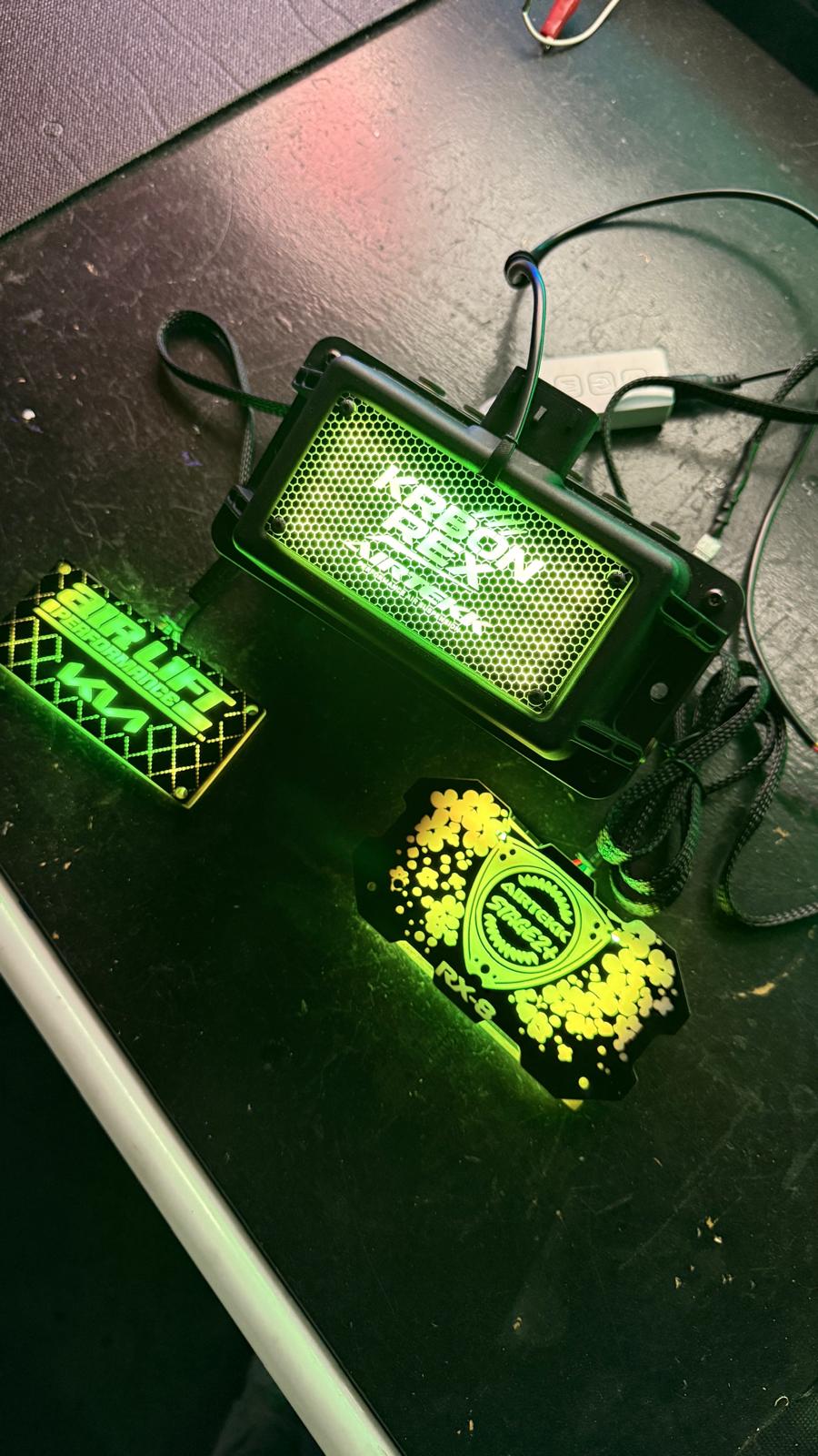 🌈 RGB Manifold Plate Kit – Custom Illuminated Setup