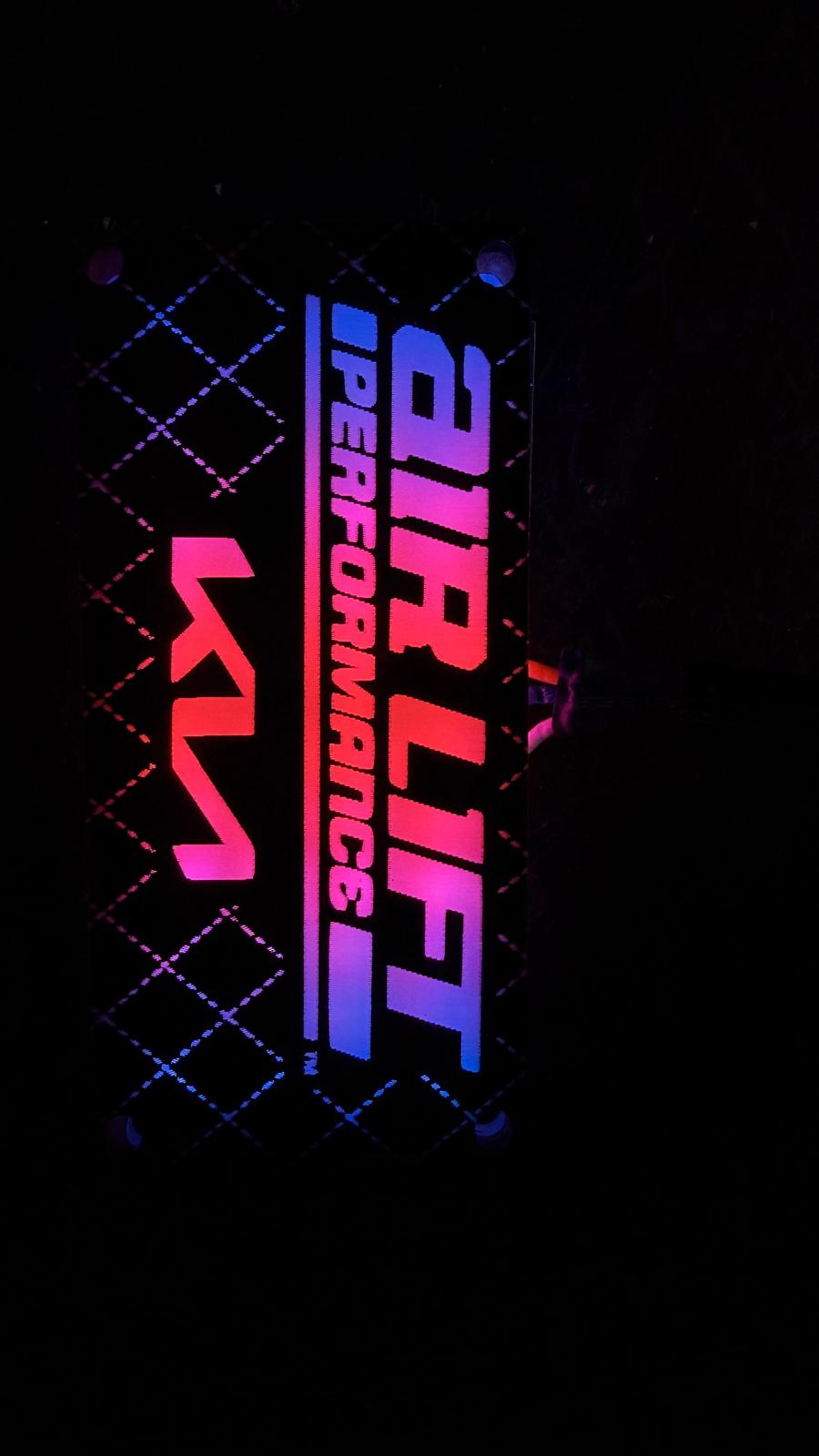 🌈 RGB Manifold Plate Kit – Custom Illuminated Setup