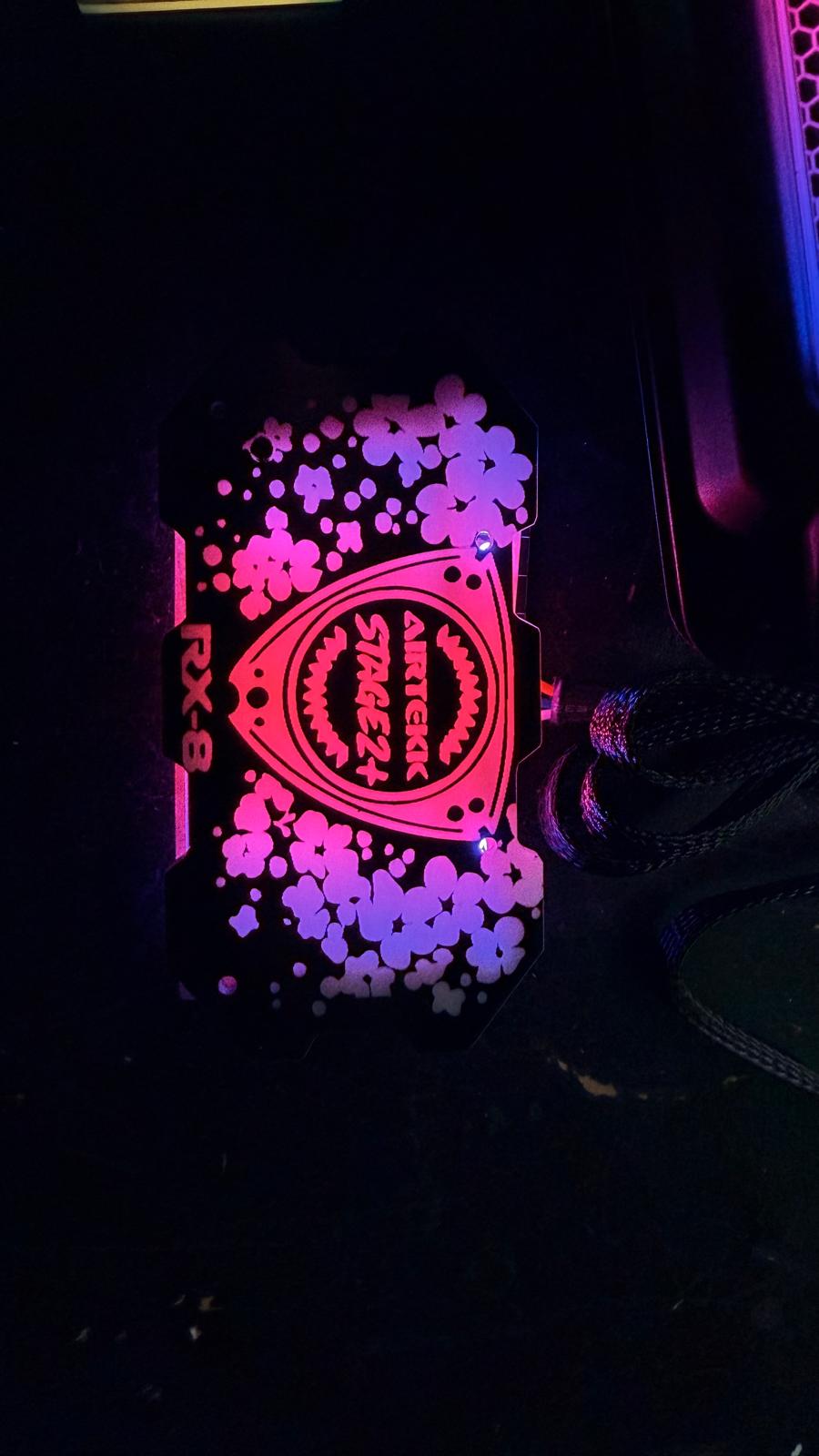 🌈 RGB Manifold Plate Kit – Custom Illuminated Setup