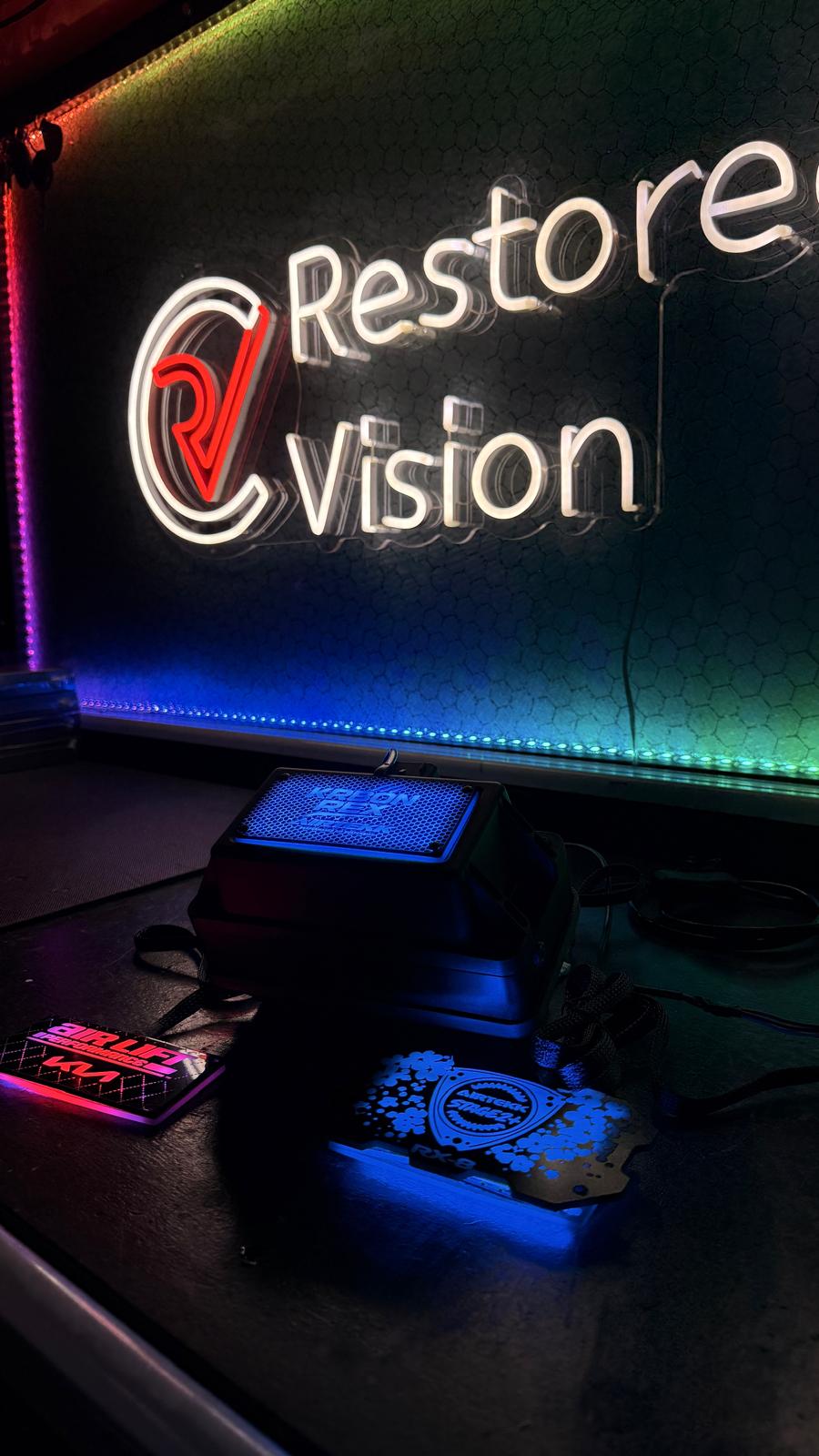 🌈 RGB Manifold Plate Kit – Custom Illuminated Setup