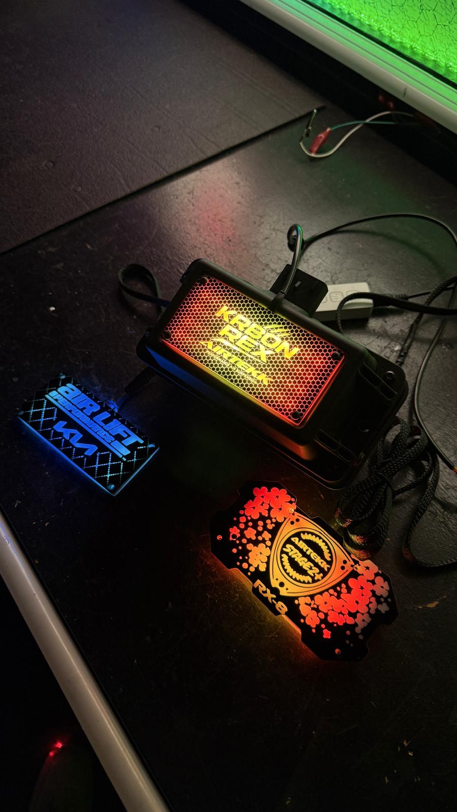 🌈 RGB Manifold Plate Kit – Custom Illuminated Setup