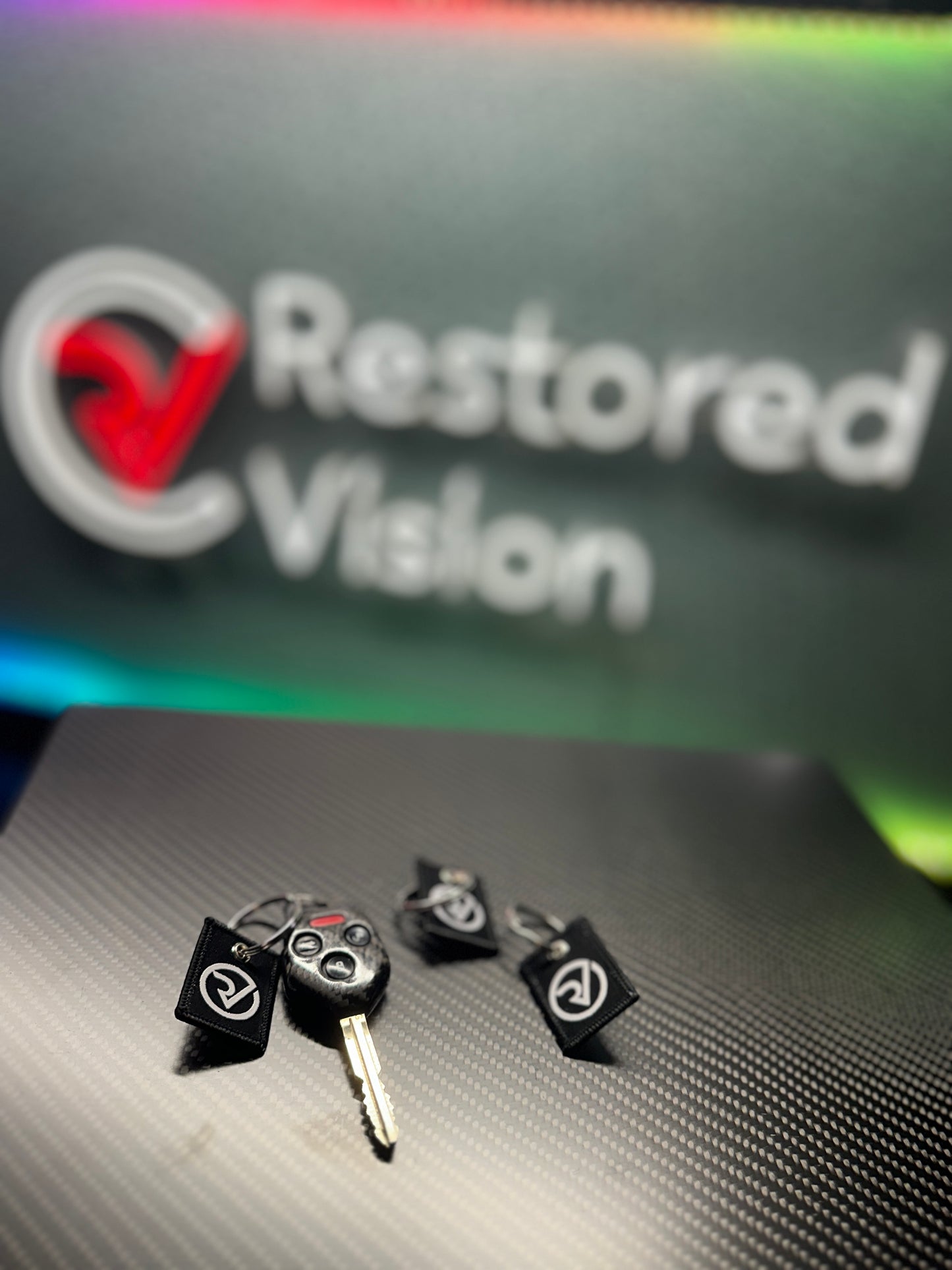 RV EMBROIDERY KEYCHAINS