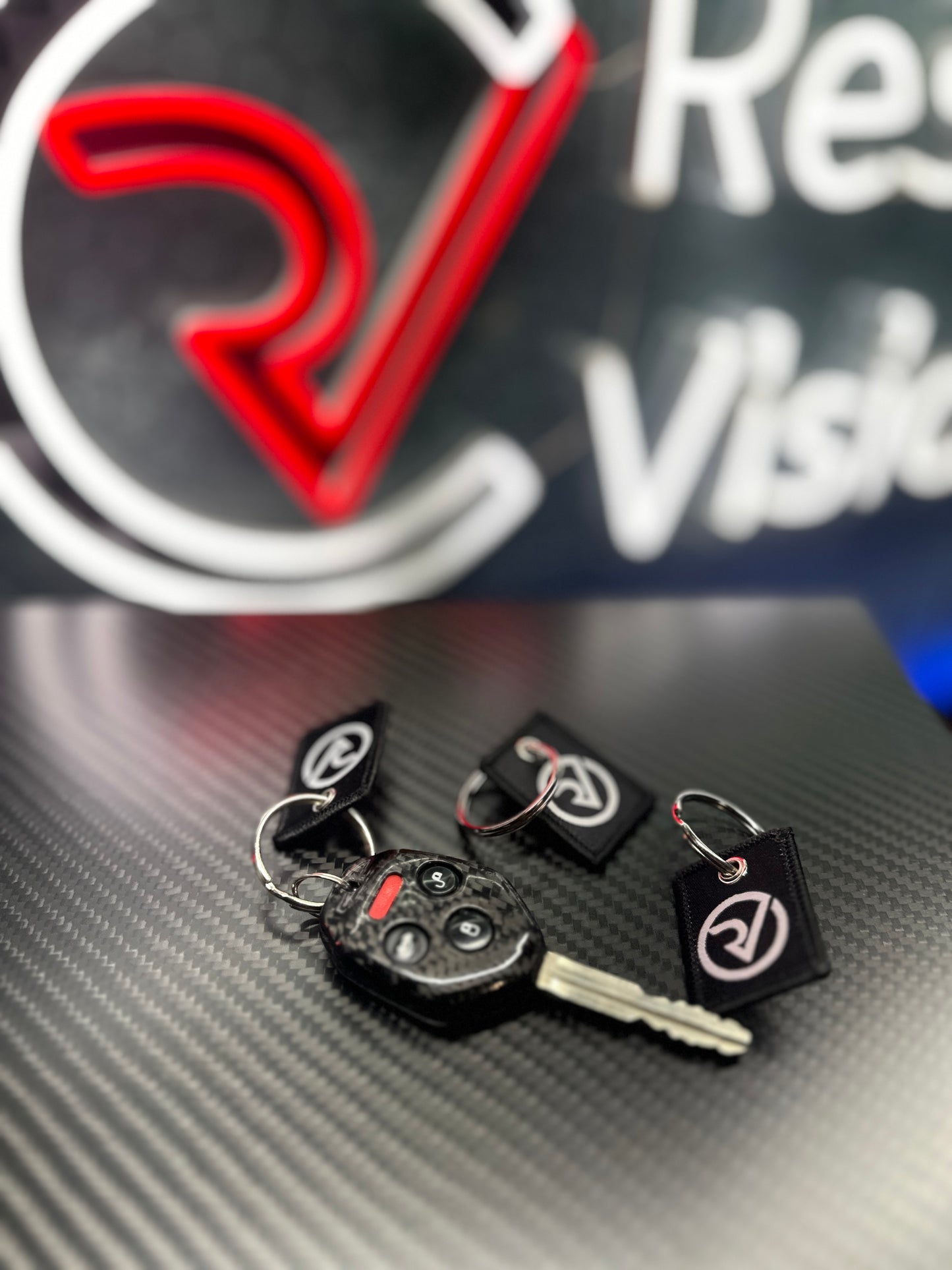 RV EMBROIDERY KEYCHAINS