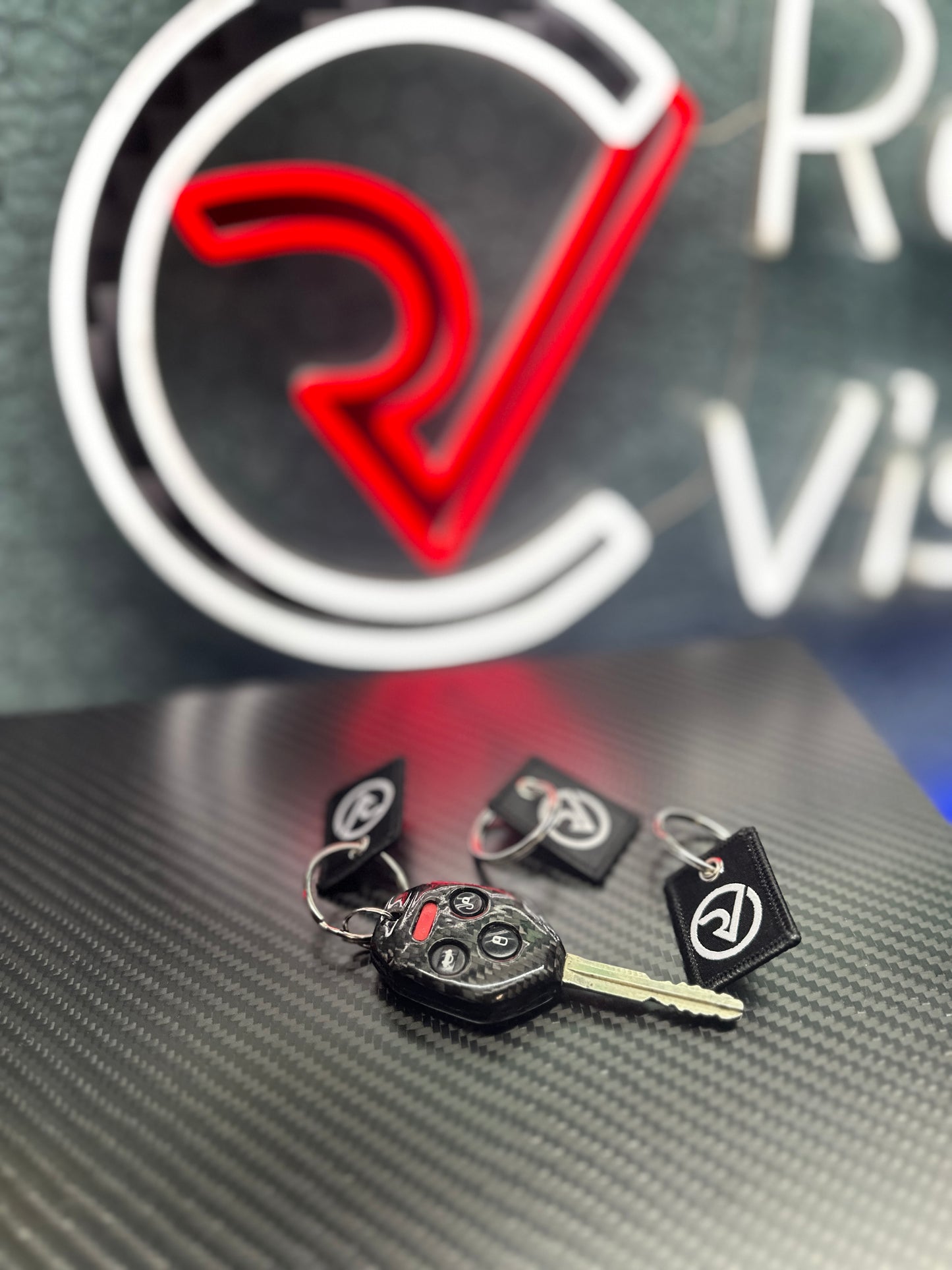 RV EMBROIDERY KEYCHAINS